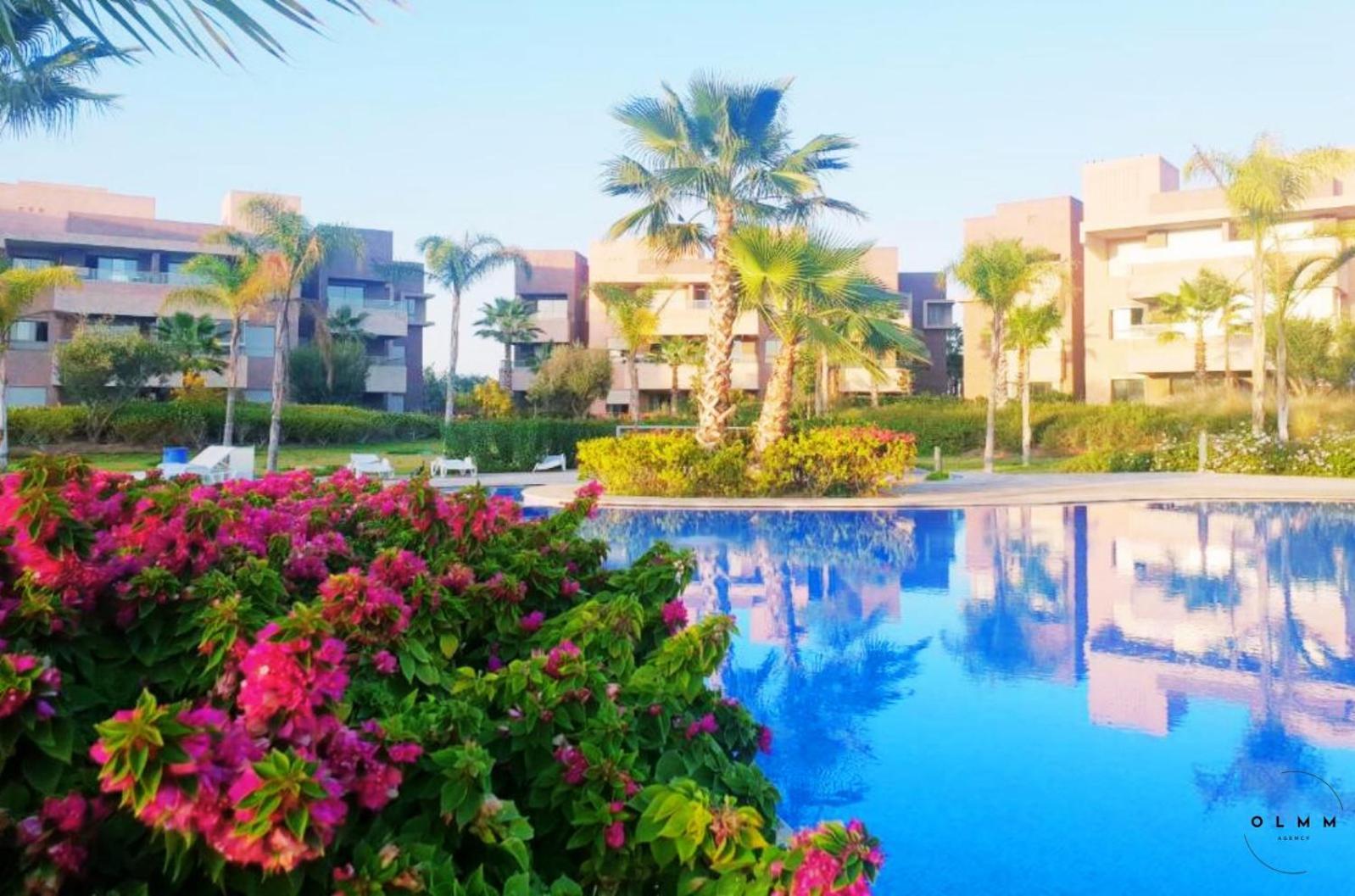 Apartment Luxurious At Prestigia Golf Marrakech With Golf Course, Pool, And Breathtaking Atlas Mountains View Marrakesch