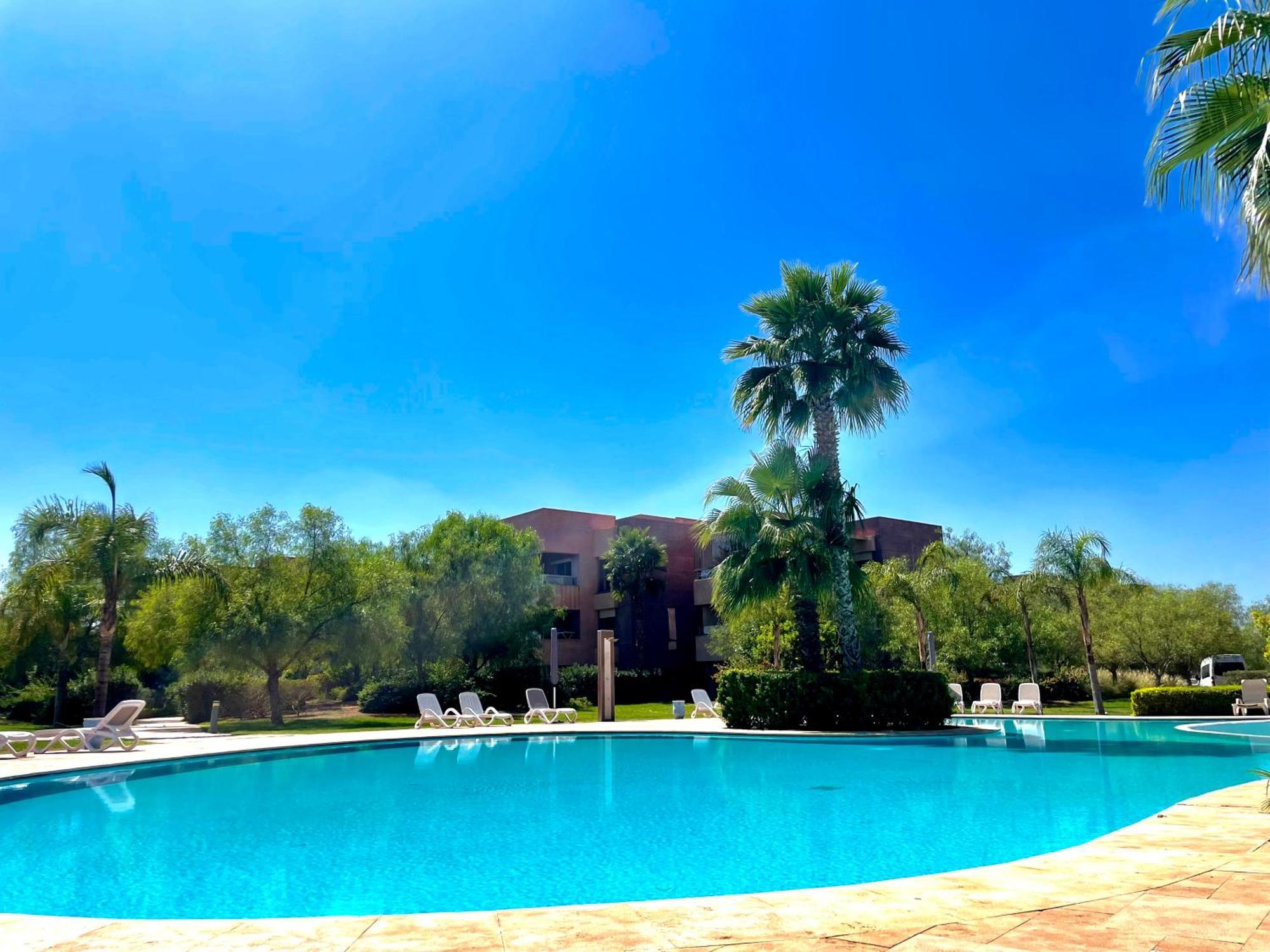 Luxurious At Prestigia Golf Marrakech With Golf Course, Pool, And Breathtaking Atlas Mountains View Marrakesch